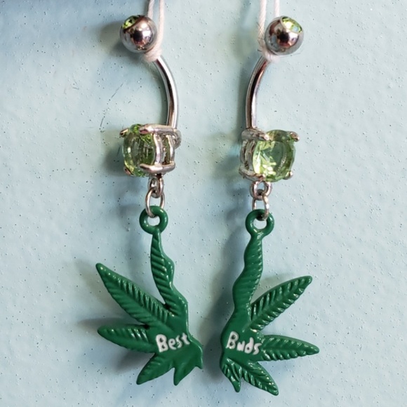 Jewelry - Best Buds Belly Rings Set Of Two